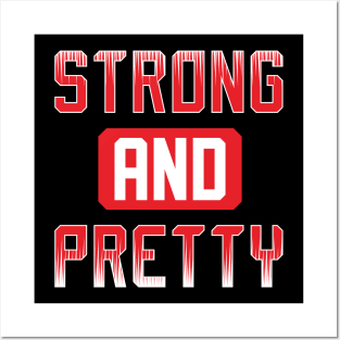 Strong And Pretty | Gym | WorkOut Posters and Art